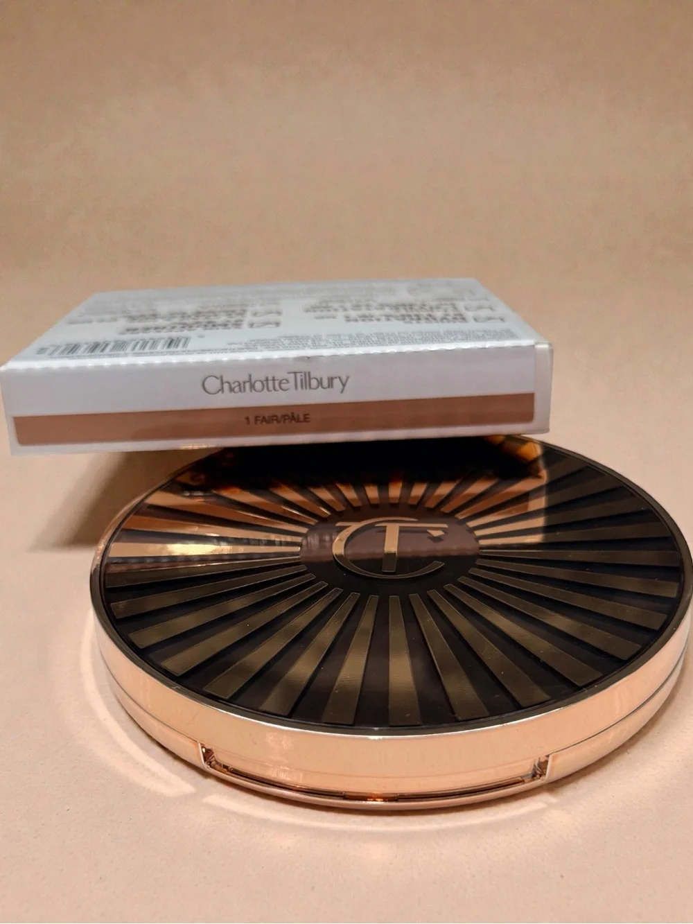 Charlotte Tilbury Sun-Kissed Glow Bronzer Shade 1 Fair Pale Full Size 0.74oz NIB